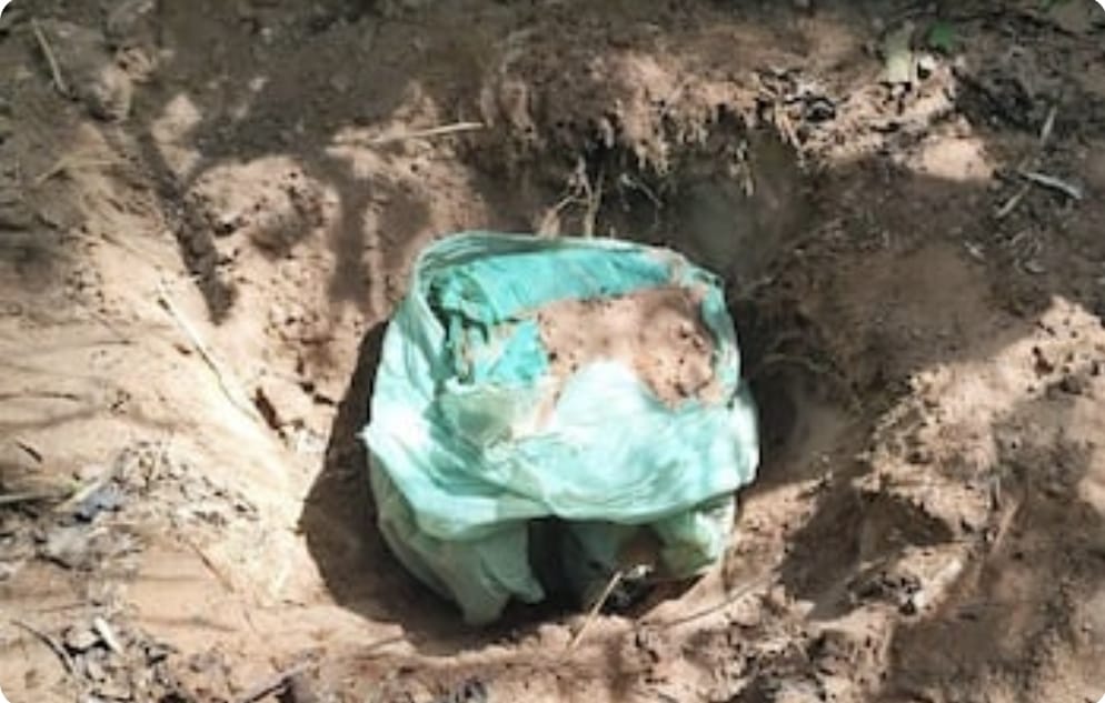 Durante la búsqueda de Félix Urbieta hallan caleta con documentos y municiones