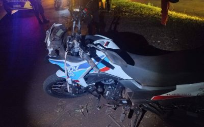 Tragedia en Ciudad del Este: joven cayó de su moto y falleció