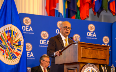 Albert Ramdin, canciller de Surinam, es el nuevo secretario general de la OEA
