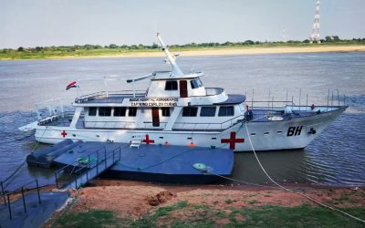 Buque Hospital de la Armada zarpó para primera misión en Alberdi