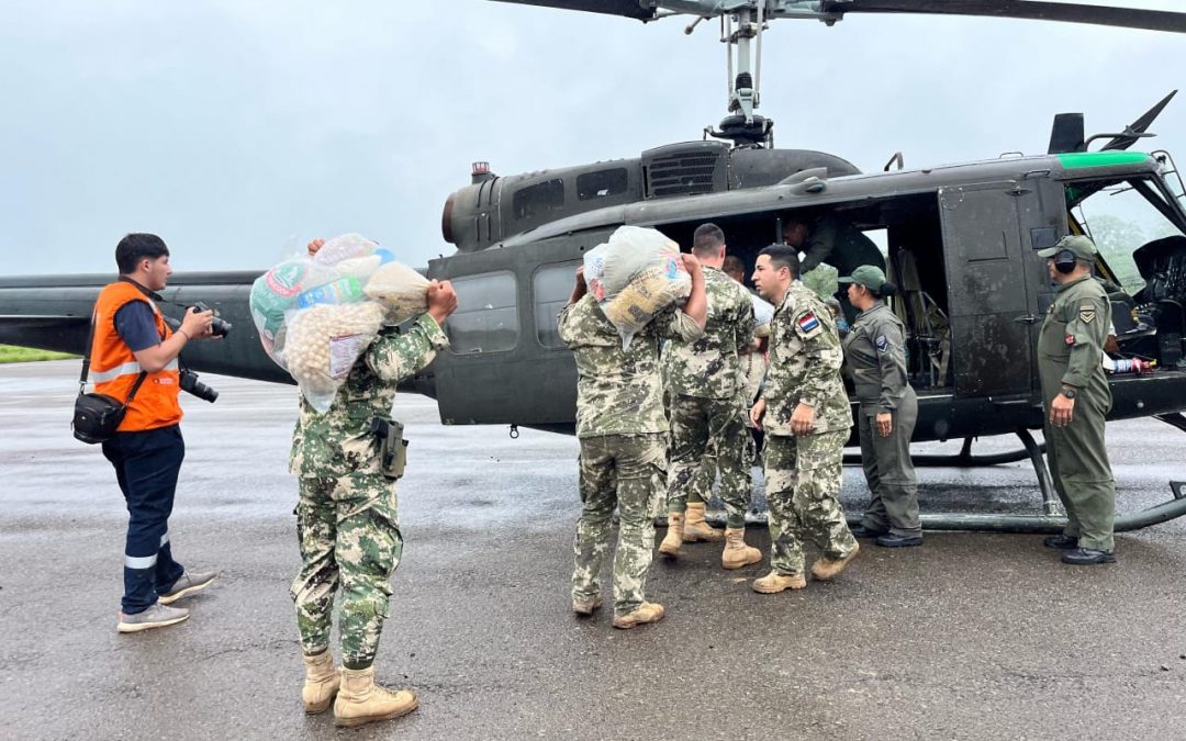 Pobladores de Pozo Hondo siguen recibiendo asistencia por el desborde del Pilcomayo