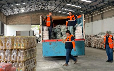 Envían 1.500 kits de alimentos al Chaco para familias aisladas por las lluvias