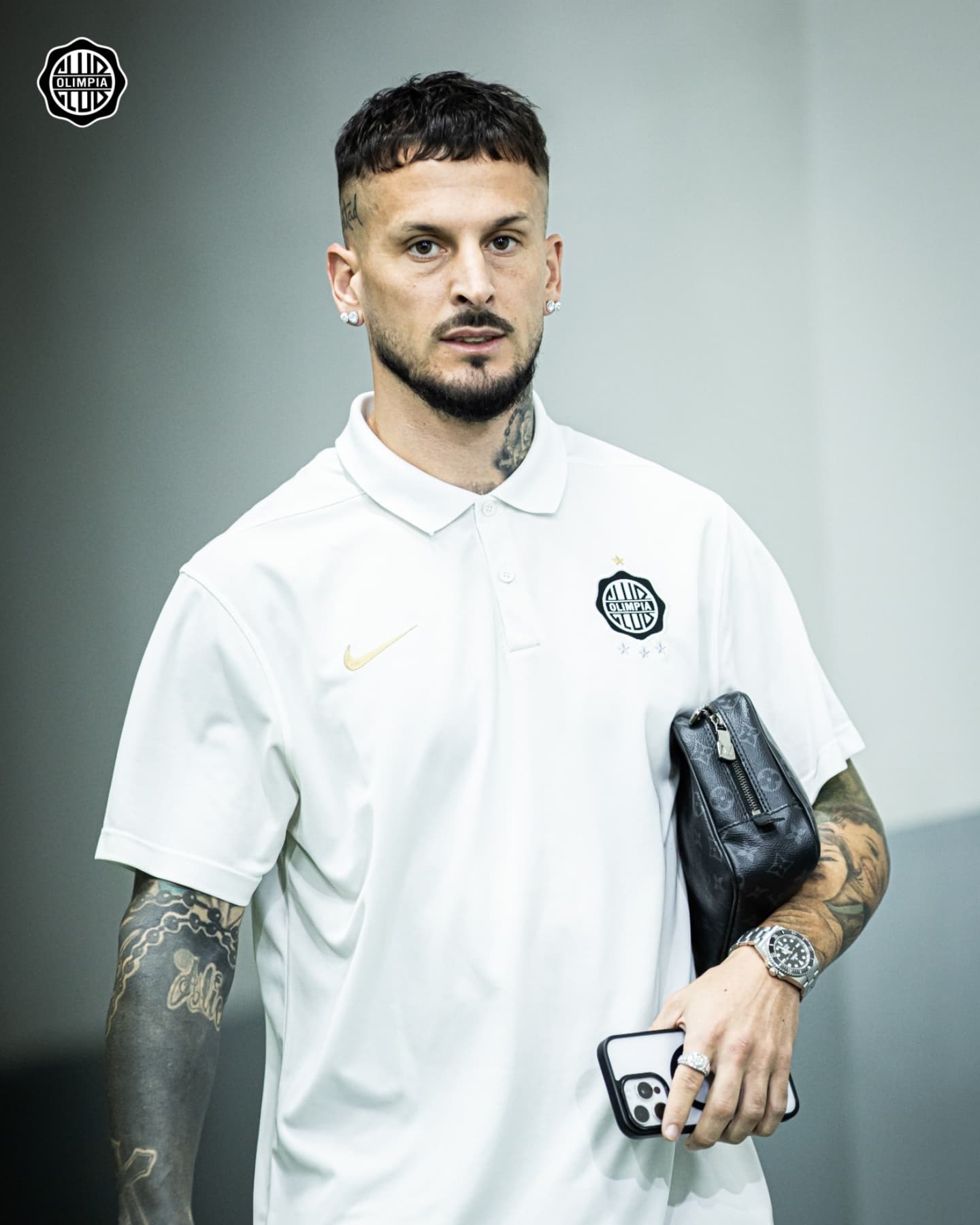 Benedetto, descartado para el partido ante Trinidense por un cuadro de dengue. Foto: Olimpia