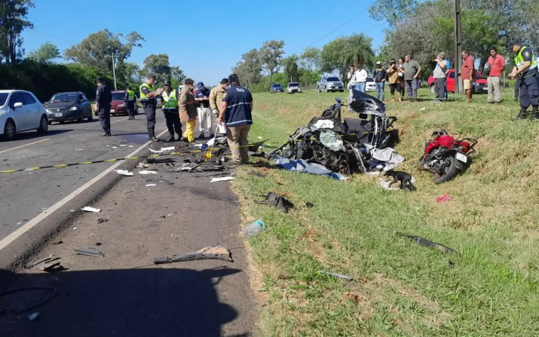 Accidente fatal en Misiones deja dos personas fallecidas