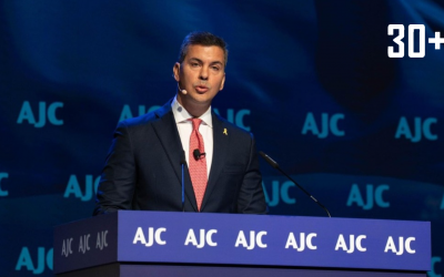 Peña recibió el premio Gesher en Estados Unidos