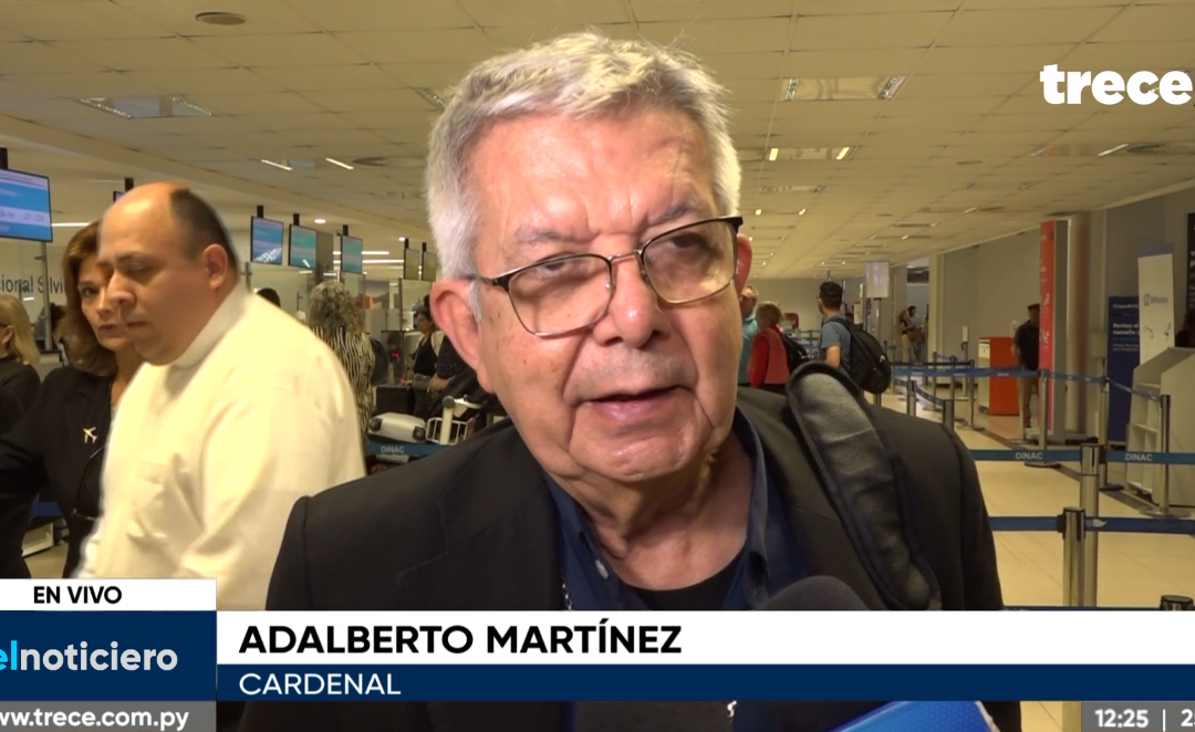 Adalberto Martínez viajó al Vaticano para participar del cónclave papal