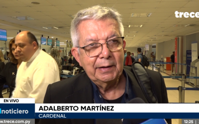 Adalberto Martínez viajó al Vaticano para participar del cónclave papal