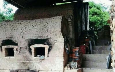 El horno Noborigama: una enorme bestia que crea maravillosas figuras y colores