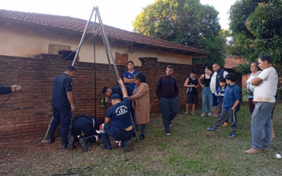 Lograron rescatar a una niña que cayó a un pozo en Cambyretá