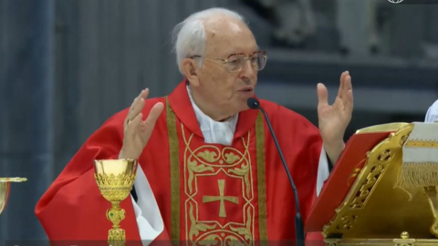 Cardenal pidió que sea elegido “el papa de la comunión y la unidad”