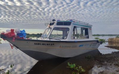 Salud incorpora lancha ambulancia para servicios en el Chaco