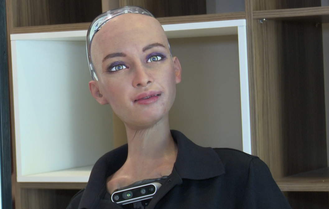 La robot humanoide Sophia prefiere la sopa paraguaya