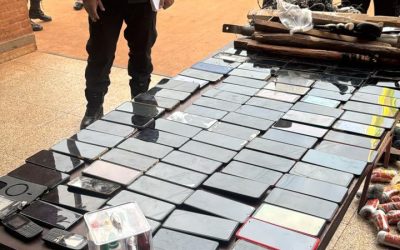 Requisa en Cereso: incautan 91 celulares, drogas y armas blancas