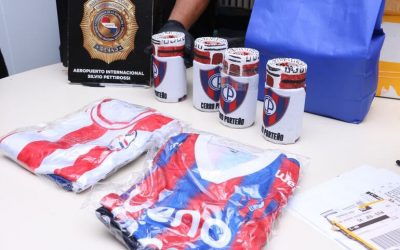 En vasos de Cerro, pretendían enviar cocaína a Arabia Saudita