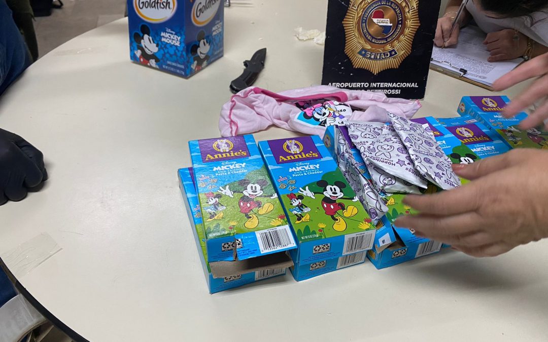 Senad detectó marihuana oculta en ropas infantiles