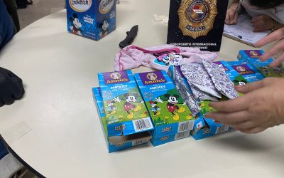 Senad detectó marihuana oculta en ropas infantiles