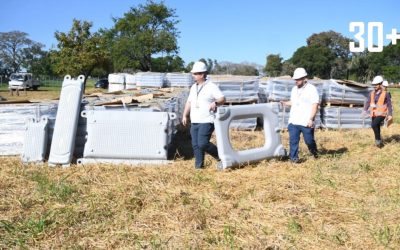 Avanzan con la instalación de la planta solar flotante en el embalse de Itaipú