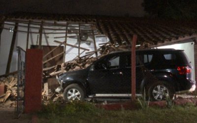 Mujer alcoholizada destroza parte de una vivienda en Capiatá