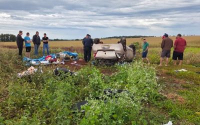 Una fallecida y cuatro heridas tras vuelco de vehículo en Naranjal