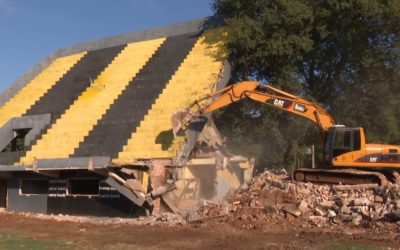 Demolición del Rogelio Livieres: el “Tobogán” pasa a ser un recuerdo