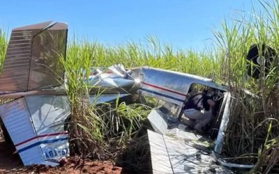 Reportaron un accidente aéreo en Campo 9