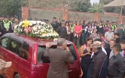 Miles de personas participaron del último adiós a María Fernanda