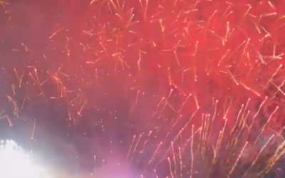 Con música y mucho colorido se vivió la previa en el Defensores