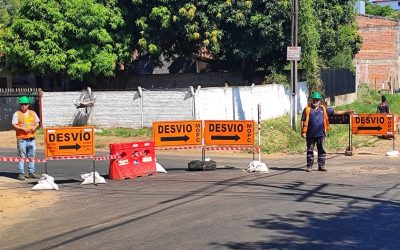 Anuncian nuevos desvíos en zona de obras de la avda. Mcal López