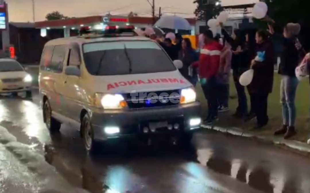 En medio del pedido de justicia, llegó el cuerpo de María Fernanda a Coronel Oviedo