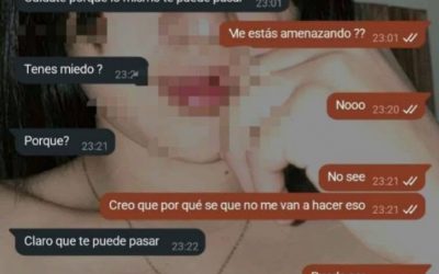 Cae joven tras enviar chats amenazantes a adolescente