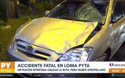 Accidente fatal sobre la Transchaco: hombre de 71 años murió atropellado