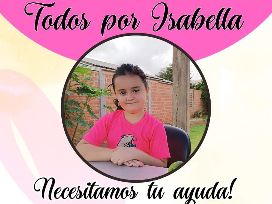 Isabella padece una rara enfermedad y necesita de la ayuda de todos