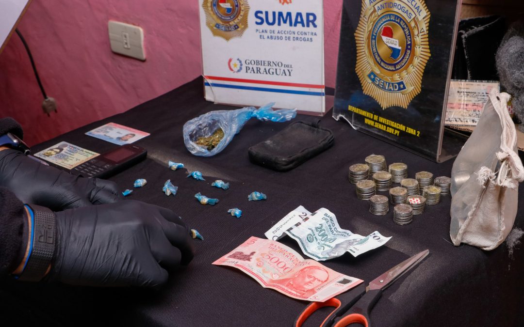 San Lorenzo: desbaratan foco de venta de “chespi” y detienen a adulto mayor