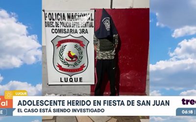 Luque: adolescente resultó herido con arma blanca durante fiesta de San Juan