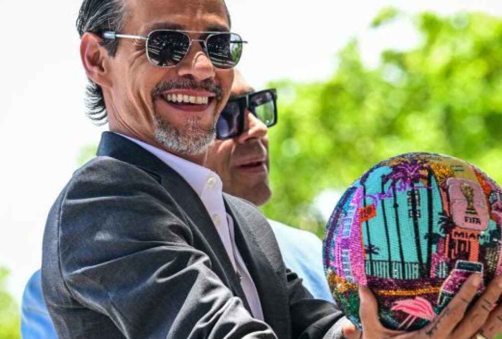 Nombraron a Marc Anthony embajador oficial de la Copa Mundial 2026