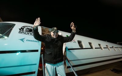 ¡Bronco arribó al país para reencontrarse con sus fans este sábado!