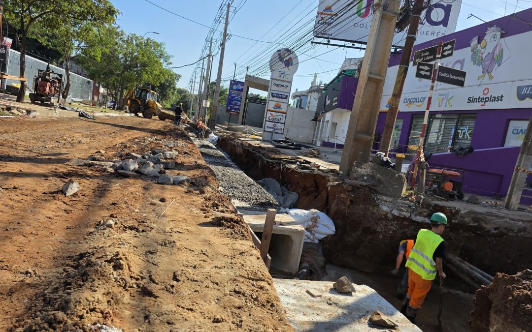 Un tramo de avda. Mariscal López estará cerrado este fin de semana por obras