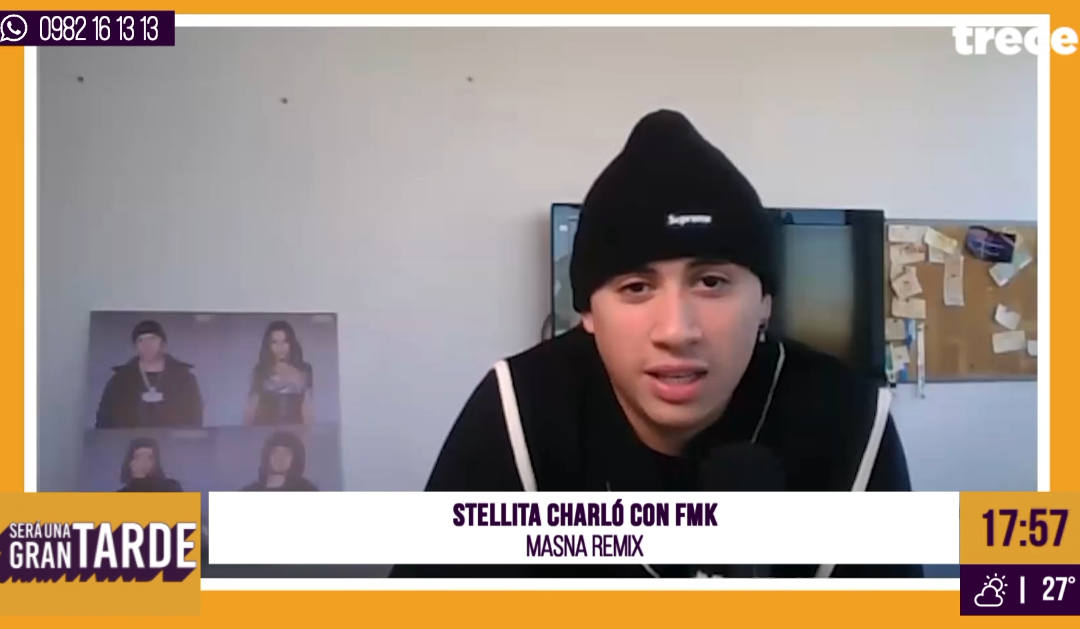 ¡Stellita habló en exclusiva con el cantante FMK!