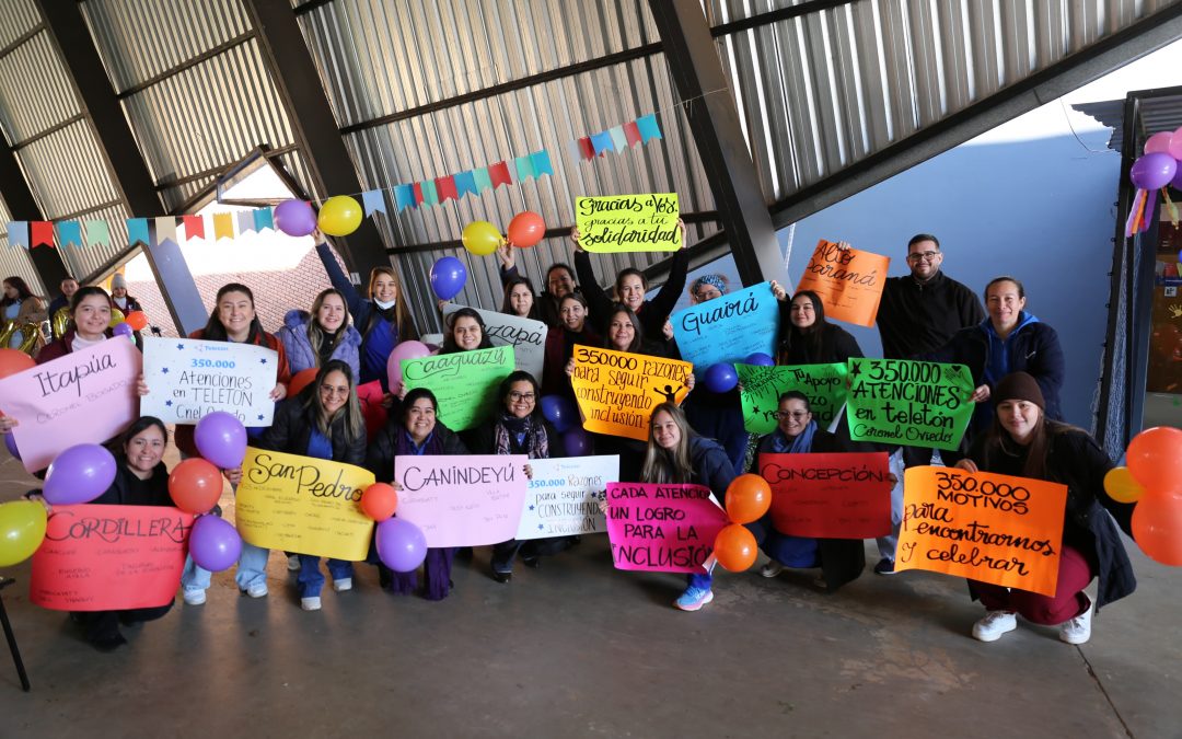 La Fundación Teletón alcanzó un hito en materia de atenciones en Coronel Oviedo