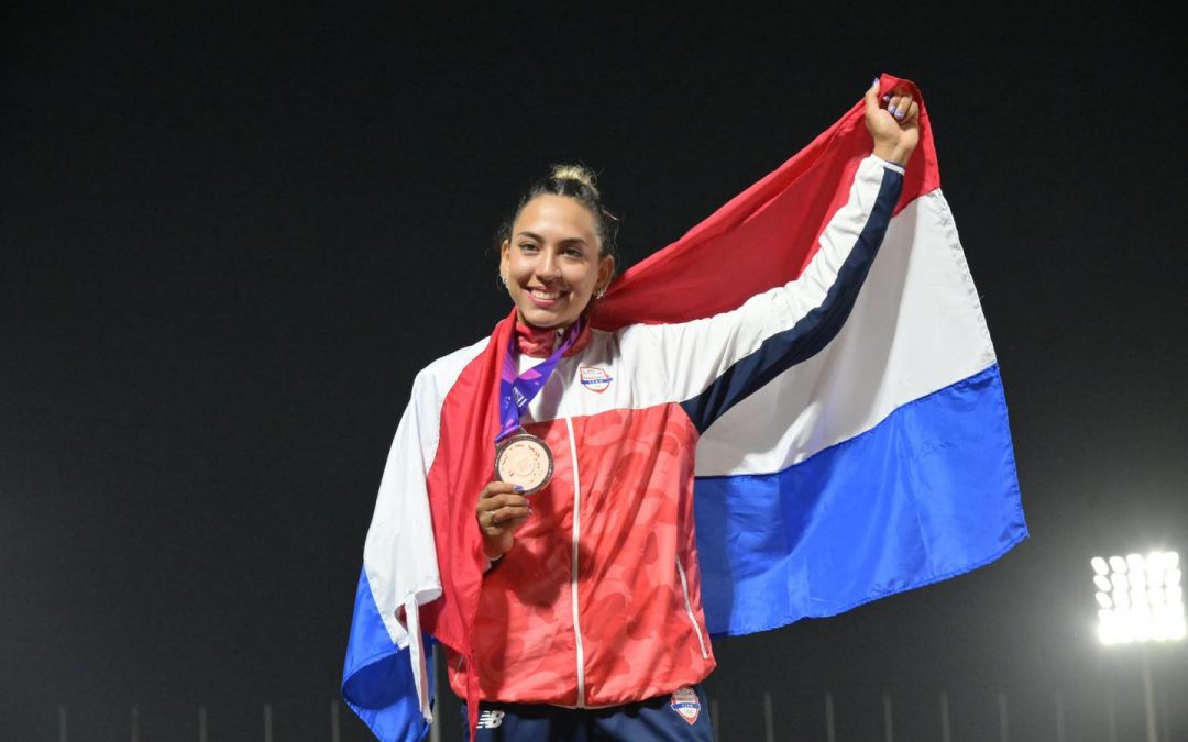 ¡Ana Paula Argüello se quedó con el bronce en heptatlón!