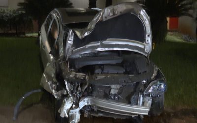 Accidente sobre Mariscal López deja una conductora con lesiones leves