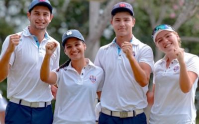 ¡Jóvenes golfistas le dan a Paraguay una nueva medalla!