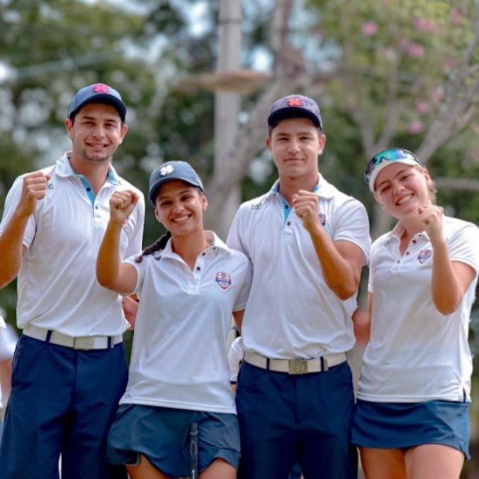¡Jóvenes golfistas le dan a Paraguay una nueva medalla!
