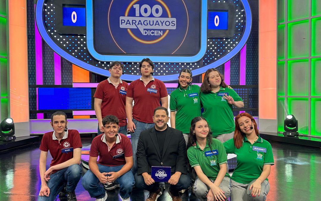 Dos colegios se enfrentaron por el viaje a Bariloche en 100 Paraguayos Dicen