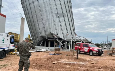 Loma Plata: dos obreros fallecieron tras derrumbe de silo