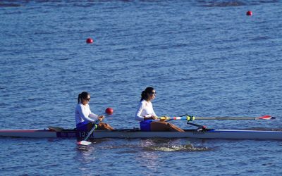 ¡Nicole Martínez y Fiorela Rodríguez logran medalla de plata en remo!