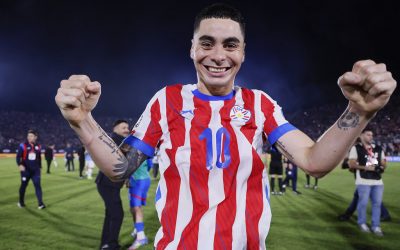 Almirón es el jugador con más minutos en la Albirroja