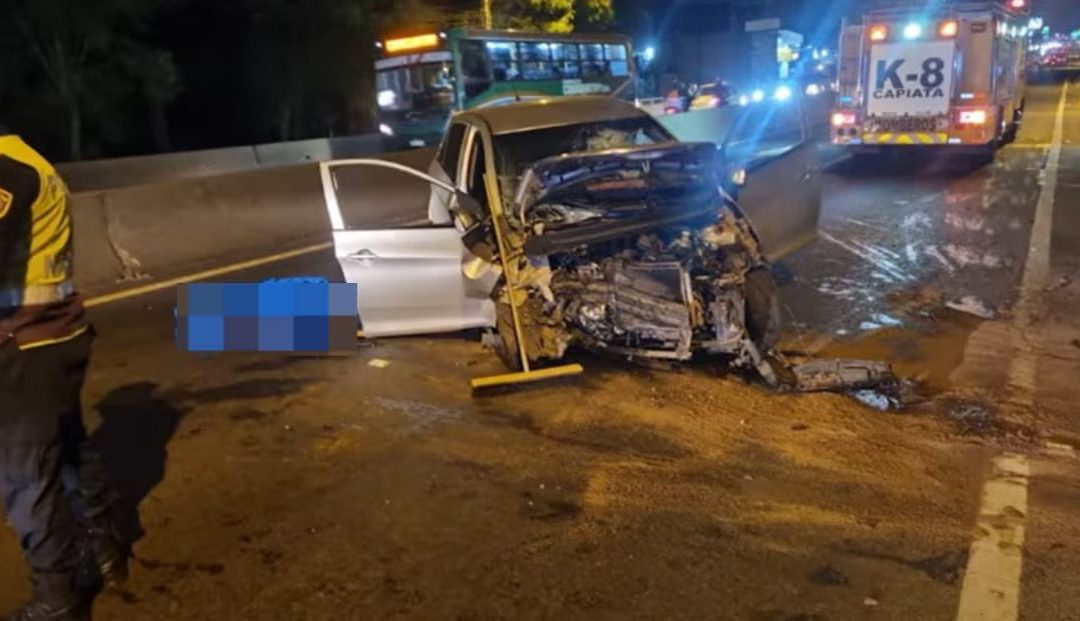 Automovilista muere tras violento choque en Capiatá
