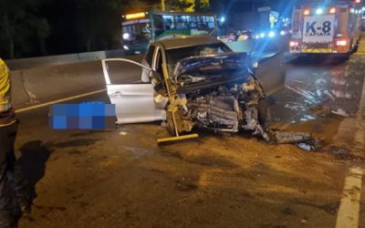 Automovilista muere tras violento choque en Capiatá