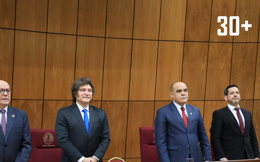 Milei anuncia proyectos bilaterales con Paraguay durante su visita al país
